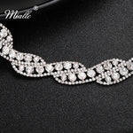 Load image into Gallery viewer, [miallo] Belt WS-J046 Spiral Rhinestone Bridal Belt
