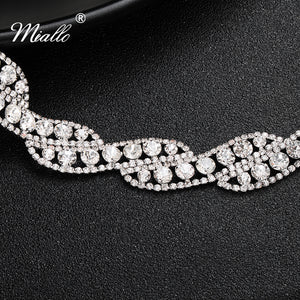 [miallo] Belt WS-J046 Spiral Rhinestone Bridal Belt