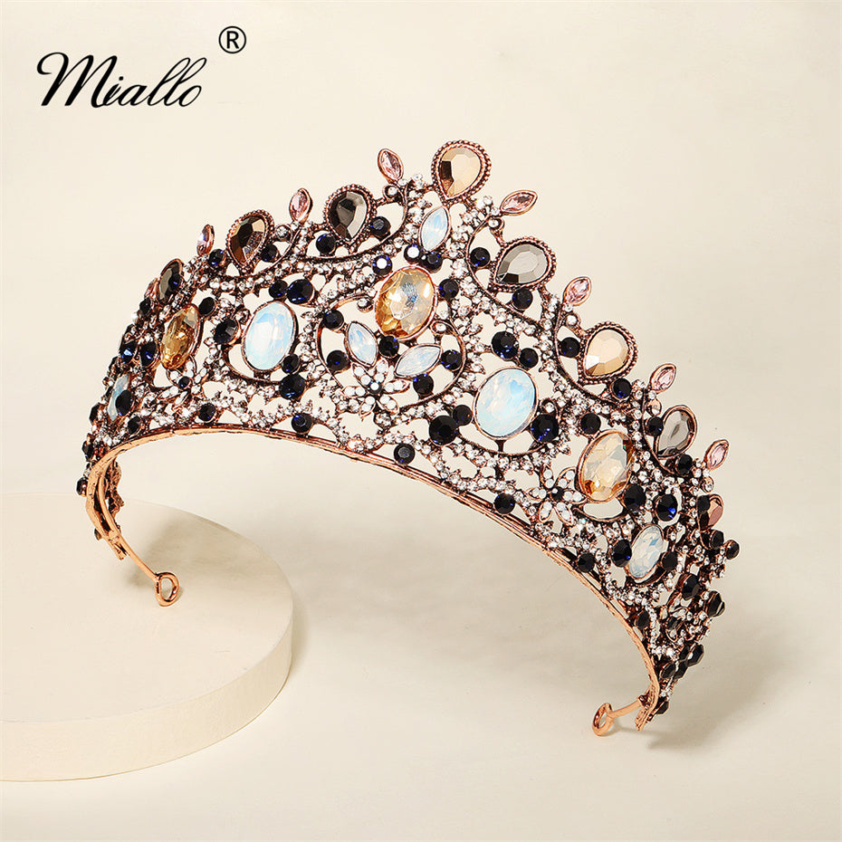 [miallo] Tiara TS-J2880 Vintage Rhinestone Crown