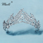 Load image into Gallery viewer, [miallo] Tiara TS-J2872 Silver Color Leaf Crown
