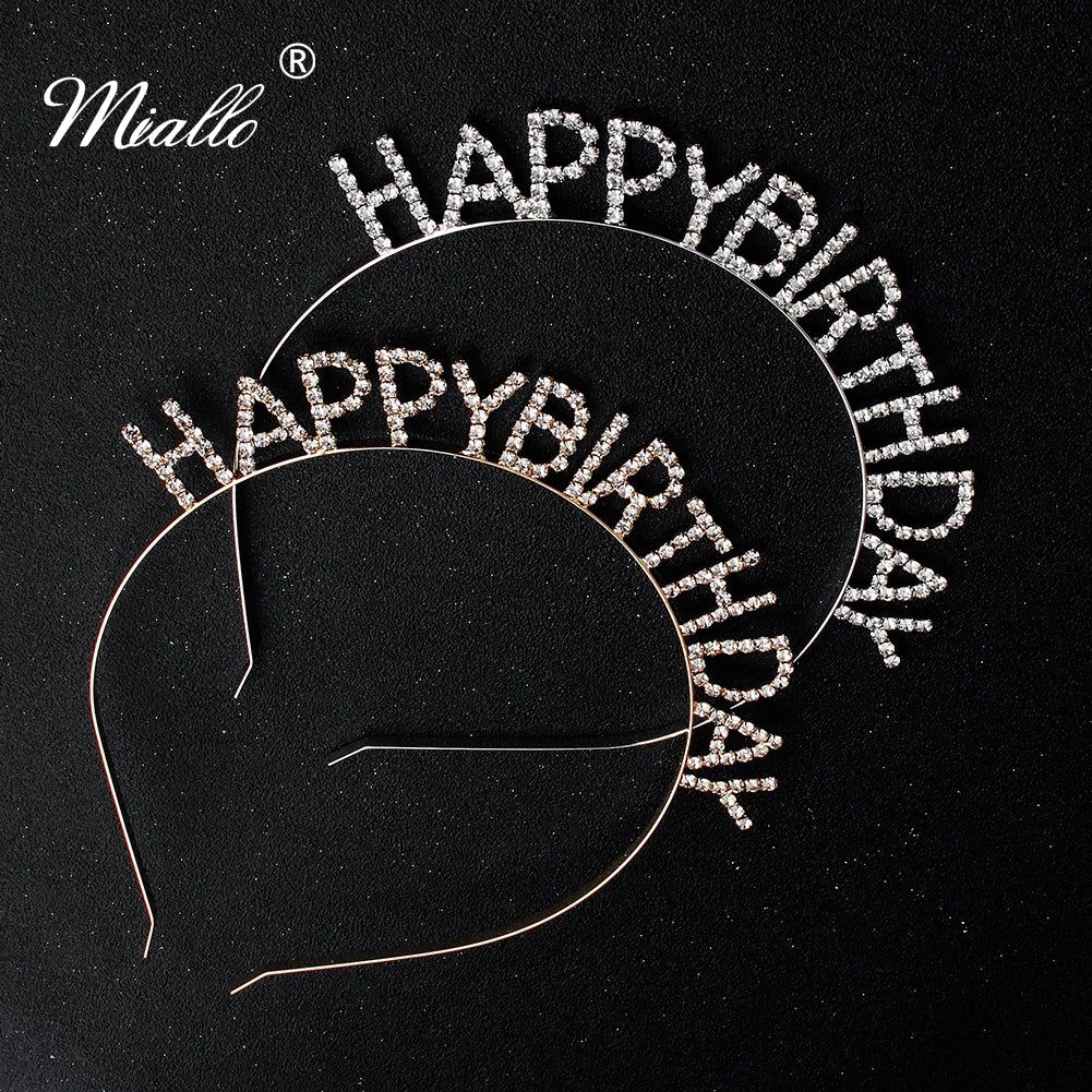 [miallo] Headband TS-J2221 Fashion Happy Birthday Headband