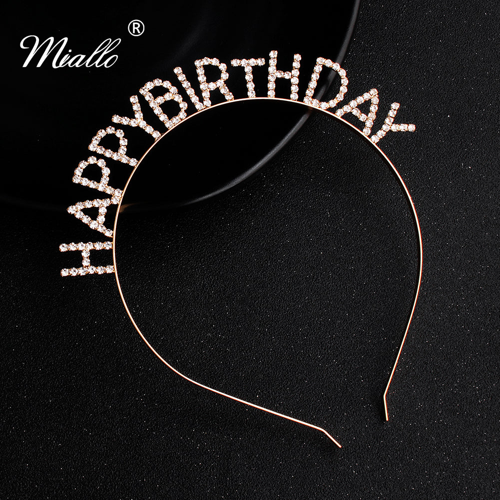 [miallo] Headband TS-J2221 Fashion Happy Birthday Headband