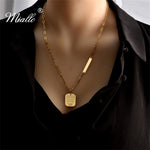 Load image into Gallery viewer, [miallo] Necklace N27 Clavicle Chain Letter Necklace
