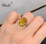 Load image into Gallery viewer, [miallo] Ring R177 Rectangle Cubic Zirconia Ring

