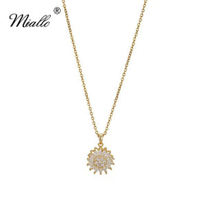 [miallo] Rotatable Sunflower Jewelry Set (R183+N43)