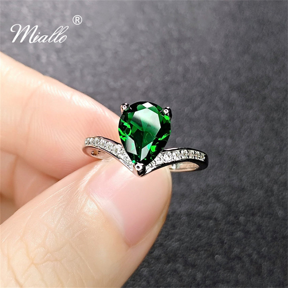 [miallo] Ring R54 Water Drop Women Ring