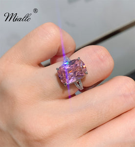 [miallo] Ring R177 Rectangle Cubic Zirconia Ring
