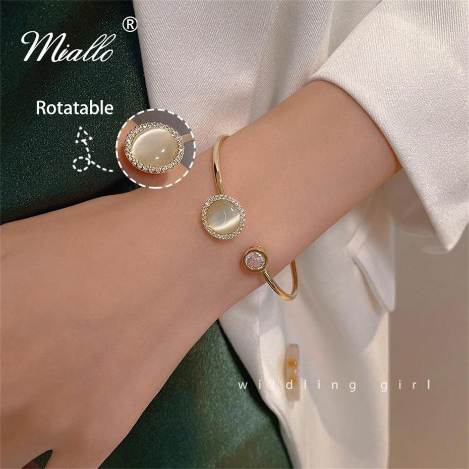 [miallo] Opal Rotatable Elegant Jewelry Set (R180+N37+B33+E20)