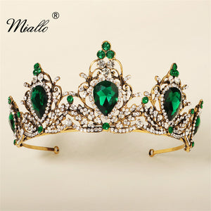 [miallo] Tiara TS-J2840 Vintage Rhinestone Women Hair Crown