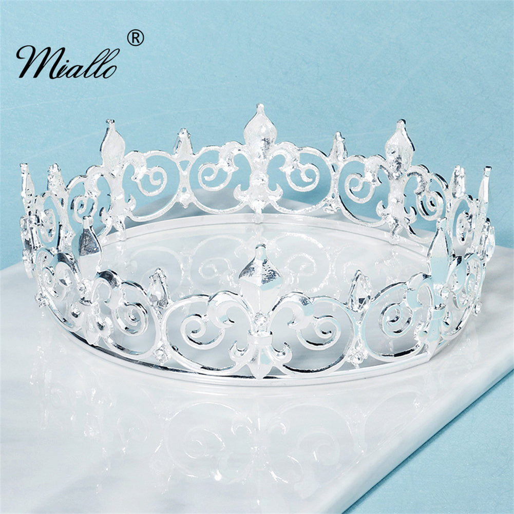 [miallo] Tiara TS-J2842 Vintage Royal Full Round Crown