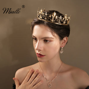 [miallo] Tiara TS-J2842 Vintage Royal Full Round Crown