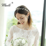 Load image into Gallery viewer, [miallo] Hairband HS-J5484 Gold Flower Crystal Pearl Hairband

