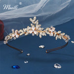 Load image into Gallery viewer, [miallo] Tiara TS-J3076 Gold Color Leaf Headband
