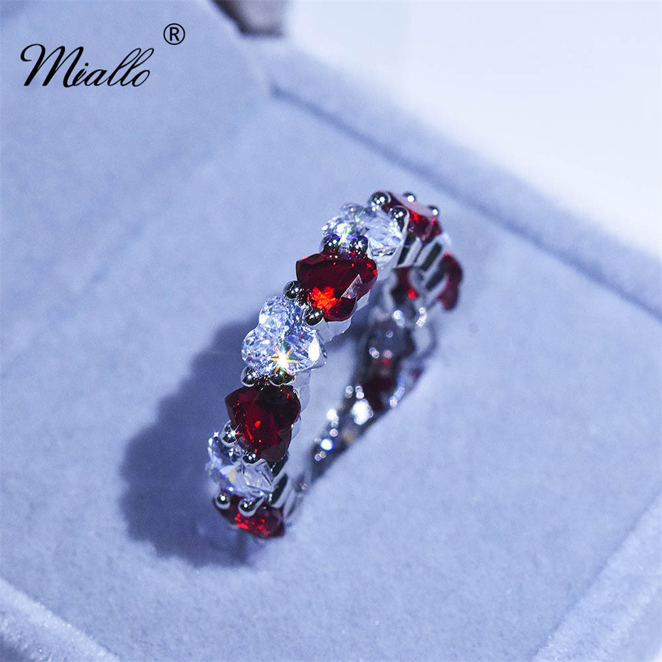 [miallo] Ring R102 Luxury Princess Heart Shaped Ring