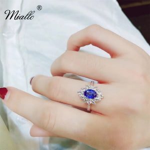 [miallo] Ring R83 Luxury Sapphire Women Ring