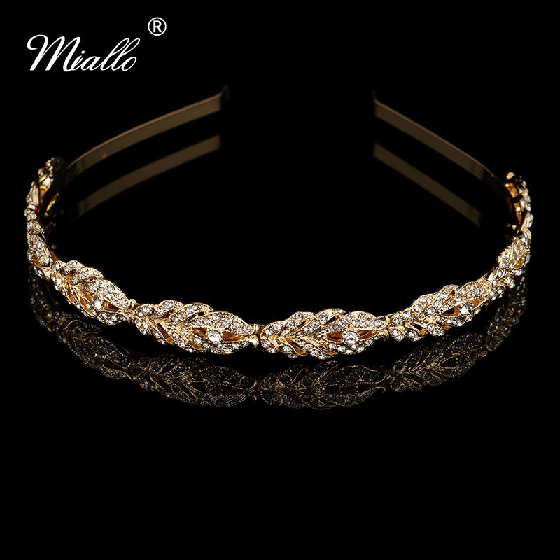 [miallo] Tiara TS-J1659 Elegant Rhinestone Alloy Headband